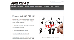 Desktop Screenshot of ccna-pdf-4-u.com